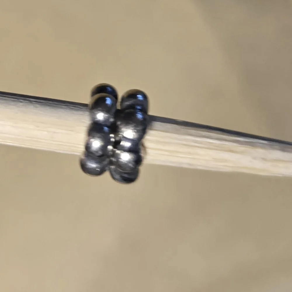 Pandora Murano glass charm beads and sterling silver spacers. Retired - Picture 5 of 16